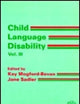 Child Language Disability Vol 3: Hearing Impairment (V. 2: Multilingual Matters)