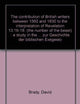 The Contribution of British Writers Between 1560 and 1830 to the Interpretation of Revelation 13.16-18: (the Number of the Beast)
