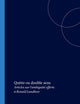 Quitte ou double sens: Articles sur l’ambiguïté offerts à Ronald Landheer (Faux Titre, 211) (French Edition)