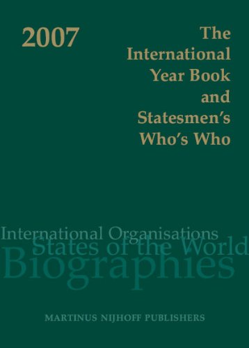 The International Year Book and Statesmen's Who's Who 2007 (International Year Book and Statesmen's Who's Who)