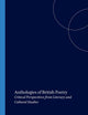 Anthologies of British Poetry: Critical Perspectives from Literary and Cultural Studies (Internationale Forschungen zur Allgemeinen und Vergleichenden Literaturwissenschaft, 48)