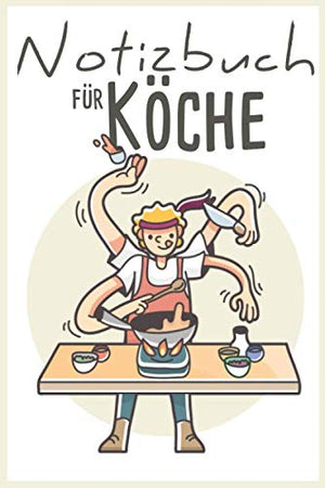 Notizbuch für Köche: 200 Seiten A5 | Liniert & DotGrid | Notiz & Skizzenbuch für deine Geistesblitze | Kochen | Gastronomie- & Küchenbetriebe (German Edition)