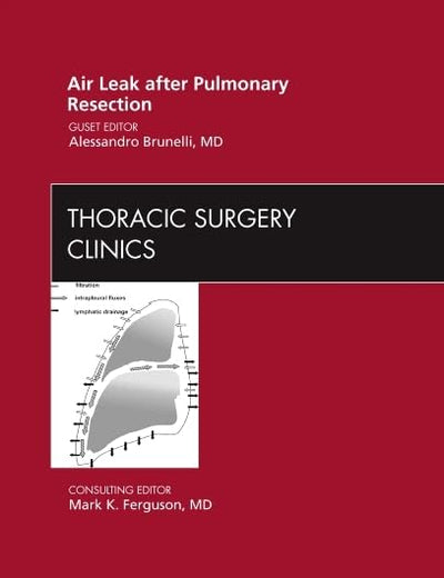 Air Leak after Pulmonary Resection, An Issue of Thoracic Surgery Clinics (Volume 20-3) (The Clinics: Surgery, Volume 20-3)