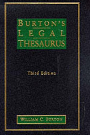 Burton's Legal Thesaurus