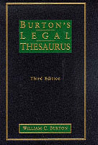Burton's Legal Thesaurus