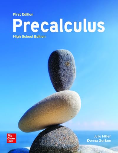 Miller, Precalculus High School Edition 1e 2024 Student Edition (A/P PRECALCULUS)