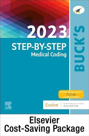 2023 Step by Step Medical Coding Textbook, 2023 Workbook for Step by Step Medical Coding Textbook, Buck's 2023 ICD-10-CM Physician Edition, 2023 HCPCS ... AMA 2023 CPT Professional Edition Package