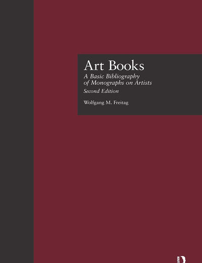 Art Books: A Basic Bibliography of Monographs on Artists, Second Edition (Garland Reference Library of the Humanities)