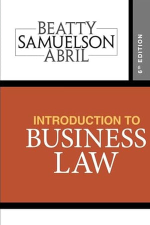 Introduction to Business Law (MindTap Course List)
