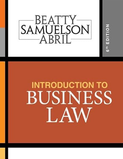 Introduction to Business Law (MindTap Course List)