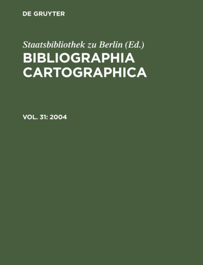 2004 (Bibliographia Cartographica)