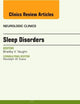 Sleep Disorders, An Issue of Neurologic Clinics (Volume 30-4) (The Clinics: Internal Medicine, Volume 30-4)