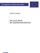 Das neue Recht der Gesellschafterdarlehen (Europäische Hochschulschriften Recht) (German Edition)