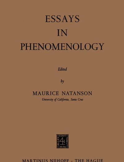 Essays in Phenomenology