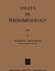 Essays in Phenomenology