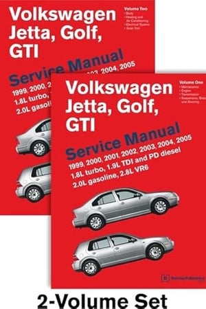 Volkswagen Jetta, Golf, GTI (A4) Service Manual: 1999, 2000, 2001, 2002, 2003, 2004, 2005: 1.8l Turbo, 1.9l Tdi Diesel, Pd Diesel, 2.0l Gasoline, 2.8l Vr6