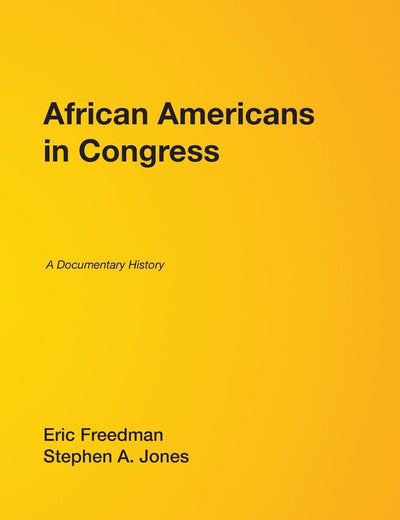 African Americans in Congress: A Documentary History