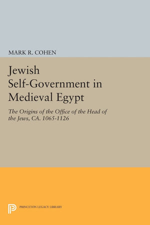 Jewish Self-Government in Medieval Egypt: The Origins of the Office of the Head of the Jews, ca. 1065-1126 (Princeton Studies on the Near East)