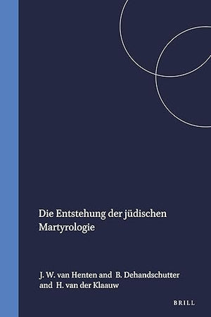 Die Entstehung der jüdischen Martyrologie
