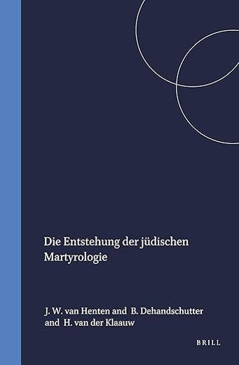 Die Entstehung der jüdischen Martyrologie