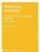Analyzing meaning: An introduction to semantics and pragmatics