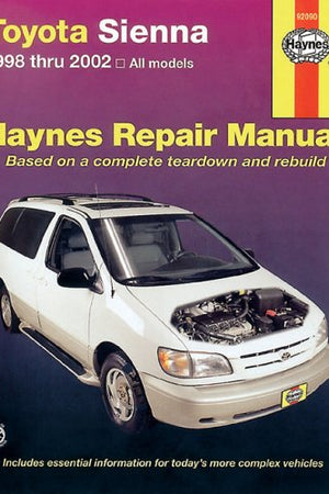 TOYOTA SIENNA 1998-2002 (Hayne's Automotive Repair Manual)