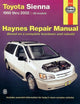 TOYOTA SIENNA 1998-2002 (Hayne's Automotive Repair Manual)