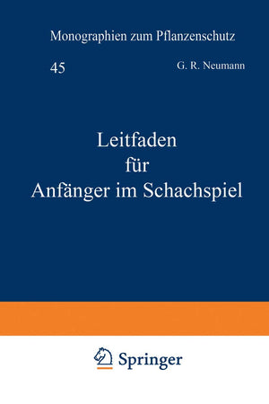 Leitfaden für Anfänger im Schachspiel (German Edition)