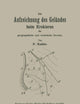 Die Aufzeichnung des Geländes beim Krokieren für geographische und technische Zwecke (German Edition)