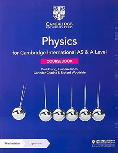 Cambridge International AS & A Level Physics Coursebook with Digital Access (2 Years) 3ed