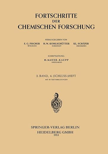Fortschritte Der Chemischen Forschung