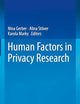Human Factors in Privacy Research
