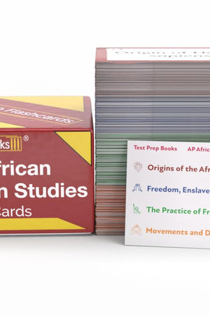 AP African American Studies Prep Cards 2026-2027: Review for the AP African American Studies Exam [Full Color Cards]