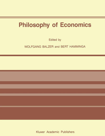 Philosophy of Economics
