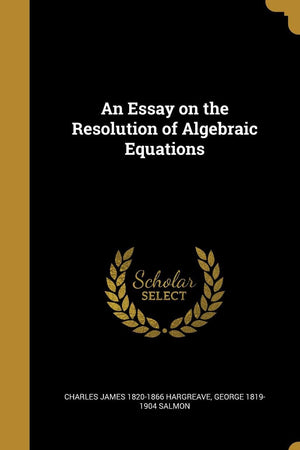 An Essay on the Resolution of Algebraic Equations