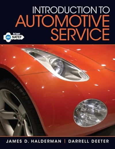 Introduction to Automotive Service (Halderman Automotive Series)