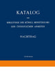 Katalog: Nachtrag (1907–13) (German Edition)