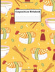 Composition Notebook: Sushi College Ruled Blank Lined Cute Notebooks for Girls Teens Kids School Writing Notes Journal (7.5 x 9.25 in) (Sushi Notebook)