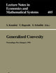 Generalized Convexity: Proceedings of the IVth International Workshop on Generalized Convexity Held at Janus Pannonius University Pécs, Hungary, ... in Economics and Mathematical Systems, 405)