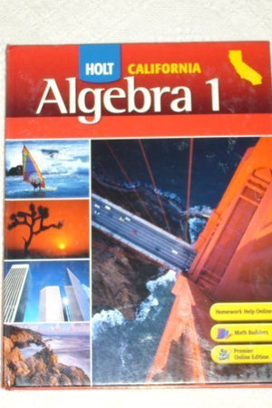 Holt Algebra 1 California