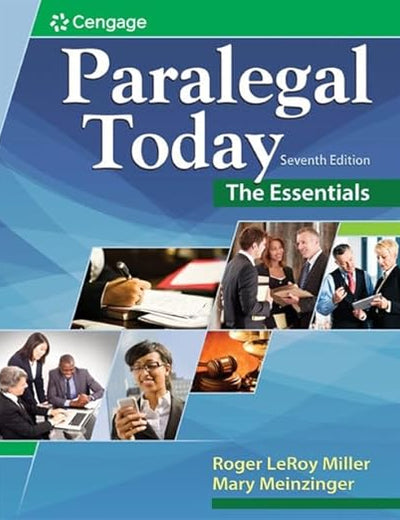 Paralegal Today: The Legal Team at Work (MindTap Course List)