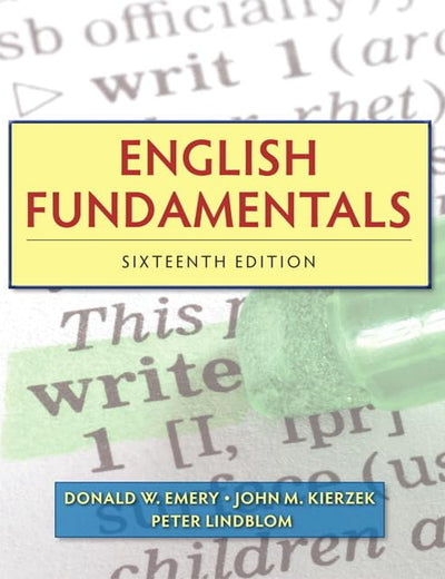 English Fundamentals (Mywritinglab)