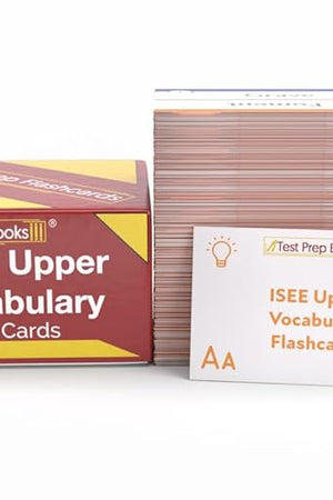 ISEE Upper Level Vocabulary Study Cards: ISEE Upper Level Test Prep and Practice Test Questions [Full Color Cards]