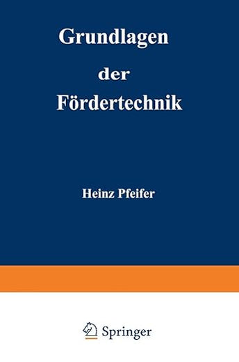 Grundlagen der Fördertechnik (German Edition)