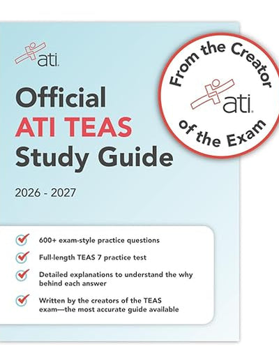 Official ATI TEAS Study Guide 2026-2027 9E