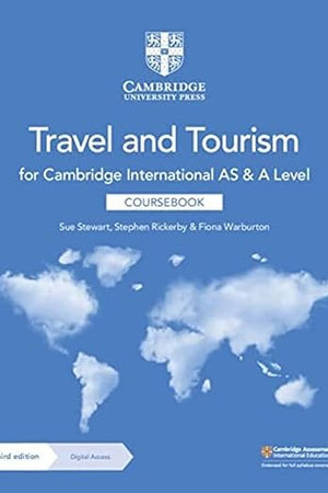 Cambridge International AS and A Level Travel and Tourism Coursebook with Digital Access (2 Years)