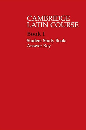 Cambridge Latin Course 1 Student Study Book Answer Key