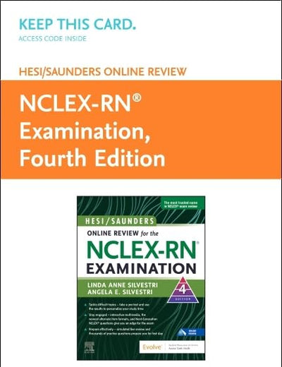 HESI/Saunders Online Review for the NCLEX-RN Examination (2 Year) (Access Code): HESI/Saunders Online Review for the NCLEX-RN Examination (2 Year) (Access Code)