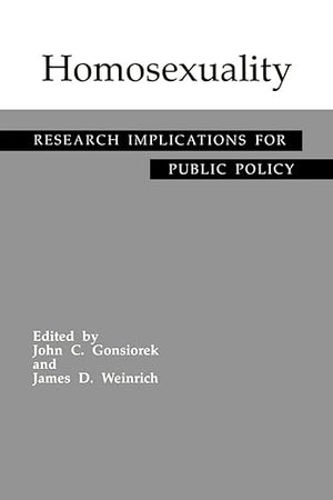 Homosexuality: Research Implications for Public Policy