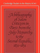 A Bibliography of Salon Criticism in Paris from the July Monarchy to the Second Republic, 1831–1851: Volume 2 (Cambridge Studies in the History of Art)